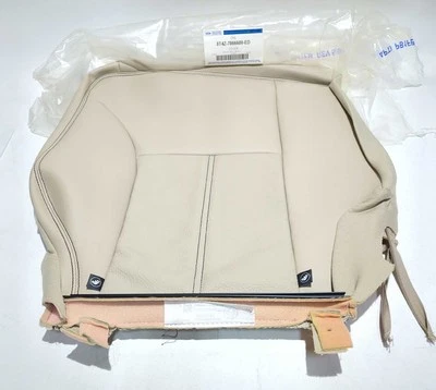 New OEM genuine Ford RH Rear Upper Leather Seat Cover 2007-2014 Edge Camel Tan - Image 1 of 4