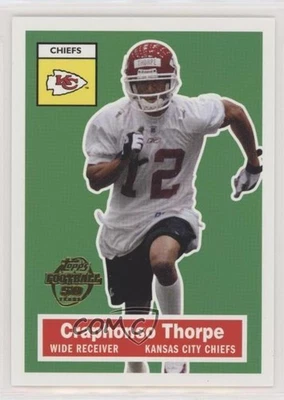 2005 Topps 50th Anniversary Retro /50 Craphonso Thorpe #388 Rookie RC - Image 1 of 2