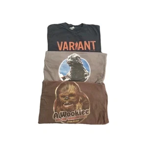 Sci-Fi Youth Medium T-shirt Bundle - Chewbacca, Godzilla, Loki - Picture 1 of 7