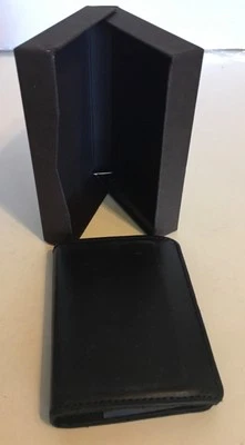 Sacrid Vintage Black Bifold Mini Wallet NIB BF - Image 1 of 4