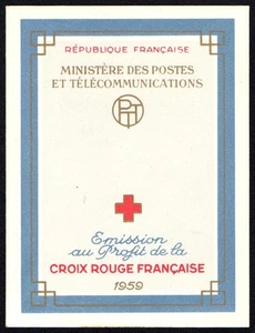 B04 FRANCE 1959 Red cross booklet with content MNH - Picture 1 of 2