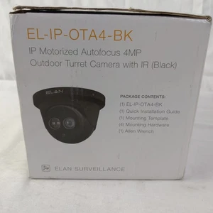 ELAN EL-IP-OTA4-BK Outdoor Surveillance Camera - Black - Picture 1 of 13