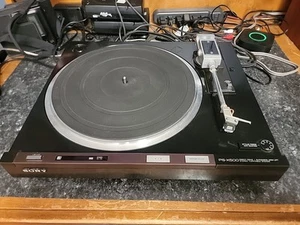 Rare 1980 Sony QUARTZ PS-X500 Turntable System Micro Acoustic 100e Cartridge - Picture 1 of 6