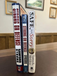 “Strong on Defense” By Sanford Strong|”Safe Not Sorry” By Tanya Metaksa 3 Books - Picture 1 of 19