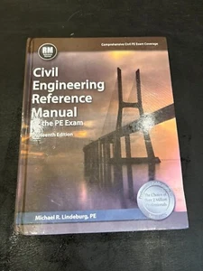 Civil Engineering Reference Manual for the PE Exam by Michael R. Lindeburg, 14Ed - Picture 1 of 4