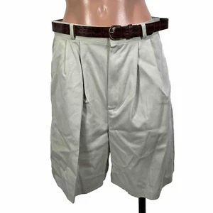 Pantalones Cortos Vaqueros Vintage Años 90 80 Patinador Cintura Alta Talla 10 Caqui Nuevos con Etiquetas - Imagen 1 de 11