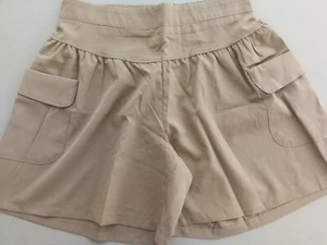 Women's Casual Summer Elastic Waist Wide Leg Shorts Culottes with Pockets S~XXL - Picture 1 of 14