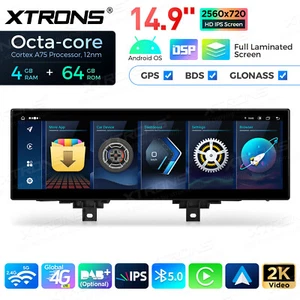 For BMW 3/4er F30-F36 NBT 14.9" CarPlay Android 8Core Car Stereo GPS Navi 64G - Picture 1 of 15