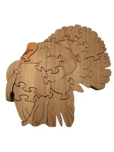 Türkei Puzzle Holz für Erntedankfest 15 Teile ca. 7 "x7" - Bild 1 von 4