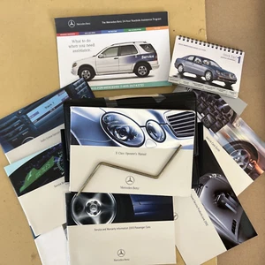 GENUINE 2004 MERCEDES BENZ E320 E500 E55 AMG OPERATOR'S MANUAL WITH LEATHER CASE - Bild 1 von 9