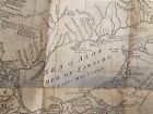1769 GENTLEMAN'S MAGAZINE August MAP RUSSIA UKRAINE SEA AZOF ~ REV. WAR MA TAXES