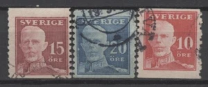 Nº: 128692 - SUECIA - LOTE DE 3 SELLOS MUY ANTIGUOS - USADOS!! - Imagen 1 de 1