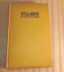 Famous Old New England Murders by Dempewolff 1942 HC book 1st edition  - Imagen 1 de 14