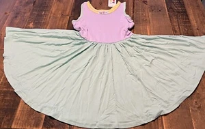 Dot Dot Smile size 3/4 girls mermaid vibes color block tank twirl dress new - Picture 1 of 3