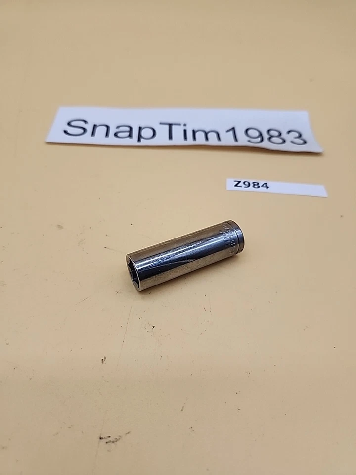 Blue-point 1/4" Drive 7/16" SAE 6 Pt Deep Socket  BLPLS14716 USA  - Image 1 of 4