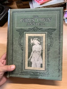 RARE 1915 "THE GIRL'S OWN ANNUAL" VOL 36 ILLUSTRATED 2.2kg HARDBACK BOOK (EV3) - Imagen 1 de 19