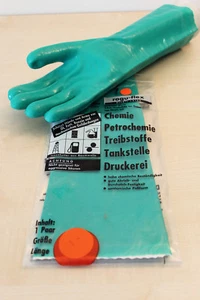 rogu-flex Garten Arbeits Schutz Handschuhe Nitril-Latex Baumwolle Gr. 2 / 300 mm - Bild 1 von 2
