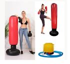 Inflatable Punch Punching Bag Tower Boxing Workout Training Gym Exercise + Pump