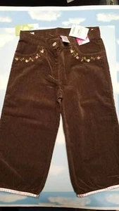 NWT girls 8 Gymboree 2004 FOX TROT brown herringbone knickers pants vtg pants - Picture 1 of 3