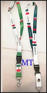 2pcs  Mexico Flag Lanyards/keychain, New, 2 different design set - Picture 1 of 5