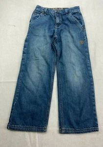 Timberland Boys Blue Jeans Size 10 Great Condition with Logo Authentic No 10061 - Picture 1 of 9