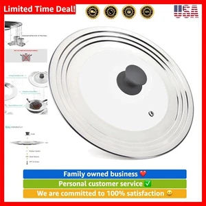 Universal Lid for Pots Pans and Skillets - One Lid Fits All 8.25-12 Inch Pots... - Picture 1 of 8