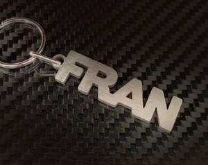 FRAN Llavero Llavero Llavero Nombre Acero Inoxidable Regalo - Imagen 1 de 2