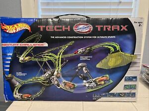 Hot Wheels Tech Trax Airstunt Challenge Construction System Track Preowned 2004