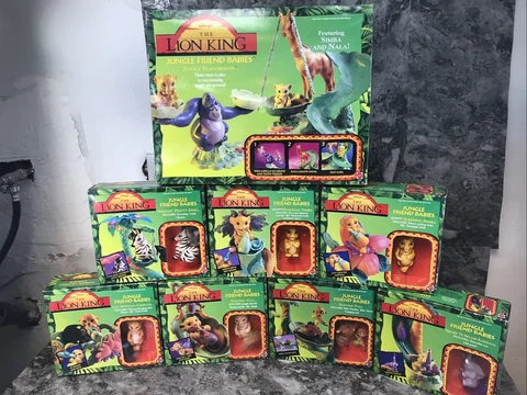 Vintage Lion King Jungle Friend Babies 1994 Brand New Never Opened Cover