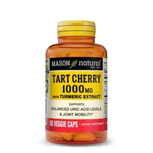 Mason Natural TART CHERRY 1,000MG EXTRACT WITH TURMERIC VEGGIE CAPSULES - Picture 1 of 1