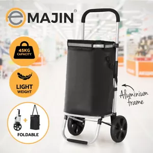 Emajin Foldable Shopping Cart Trolley Grocery Storage Portable Aluminum 45KG - Picture 1 of 8
