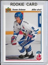 1991-92 Upper Deck French Teemu Selanne Rookie # 21