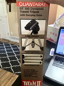 Titan Tripod QT 100 Compact Travel Tripod 29-166-0520 max of 53" - Picture 1 of 2