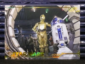 C-3P0 R2-D2 The Force Awakens 2023 Star Wars Prerelease Card SW01 UR14 55pt - Picture 1 of 4