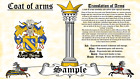 Colamy-Kolomaio Coat Of Arms Heraldry Blazonry Print