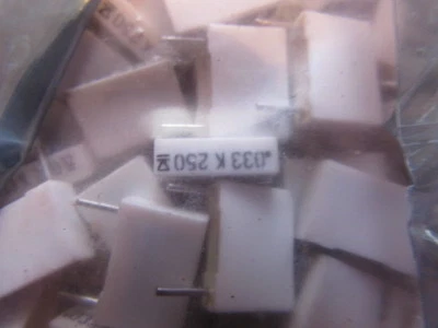 0.033uF 10% 250V MALLORY 160333K250C Radial Capacitors (20pcs) FAST SHIP U.S.A. - Image 1 of 4