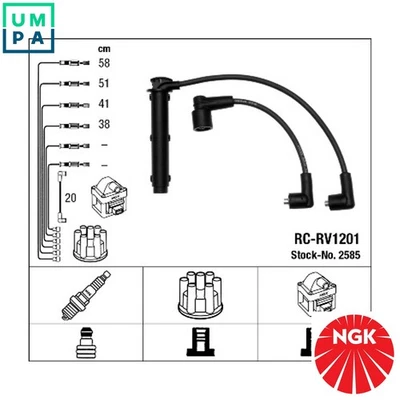 IGNITION CABLE KIT 2585 FOR LAND ROVER 18 K4F 1.8L 4cyl FREELANDER - Image 1 of 4