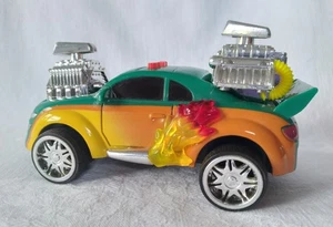 Toy State Road Rippers Muscle Rod Green Yellow Pipe Flames 4 Sound Buttons 2AA - Picture 1 of 16