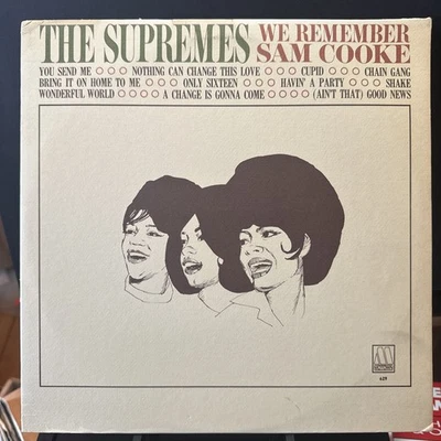 The Supremes / We Remember Sam Cooke    LP Motown 629 Mono Foto 1 de 4