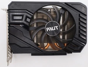 Palit GeForce GTX 1660 StormX OC 6GB Grafikkarte DVI HDMI DisplayPort - Afbeelding 1 van 3