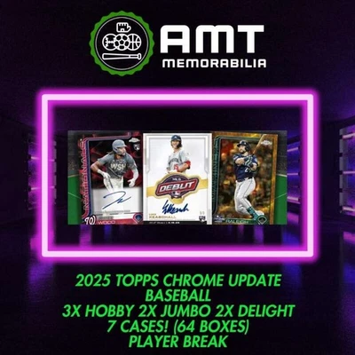 Thairo Estrada 2025 Topps Chrome Update H / J / D 7X Case 64X Box Break #1 - Image 1 of 3