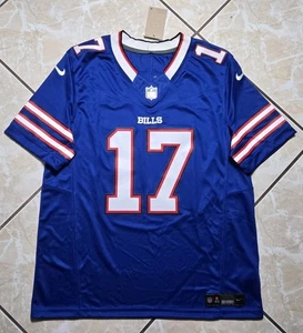 Camiseta de fútbol americano Nike Josh Allen #17 Buffalo Bills azul vapor fusible NFL para hombre L nueva con etiquetas - Imagen 1 de 15
