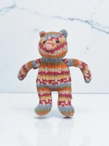 Juguete suave tejido multicolor Jellycat JJ Kitten raro 5" raro Jellycat - Imagen 1 de 12