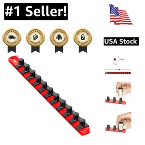 13 Zoll Steckschlüssel Organizer mit 11 1/2 Zoll Twist Lock Clips - Maximieren Sie die Lagerung - Bild 1 von 7