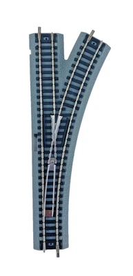 MEHANO T8 1x SCAMBIO MANUALE DESTRO CON MASSICCIATA PER PLASTICO SCALA N 1/160 - Imagen 1 de 4