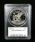 1977-S $1 US PROOF EISENHOWER DOLLAR CLAD PCGS PR69DCAM 6462