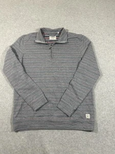Linksoul Performance Pullover Shirt Mens M Quarter Zip Golf Stand Collar Gray - Picture 1 of 9