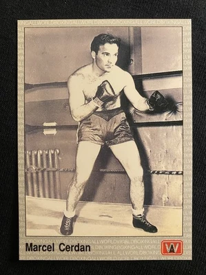 1991 All World Boxing - Marcel Cerdan #62 - Image 1 of 2