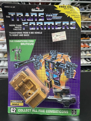 Vintage 1986 Hasbro G1 Transformers Combaticon Swindle New Cover
