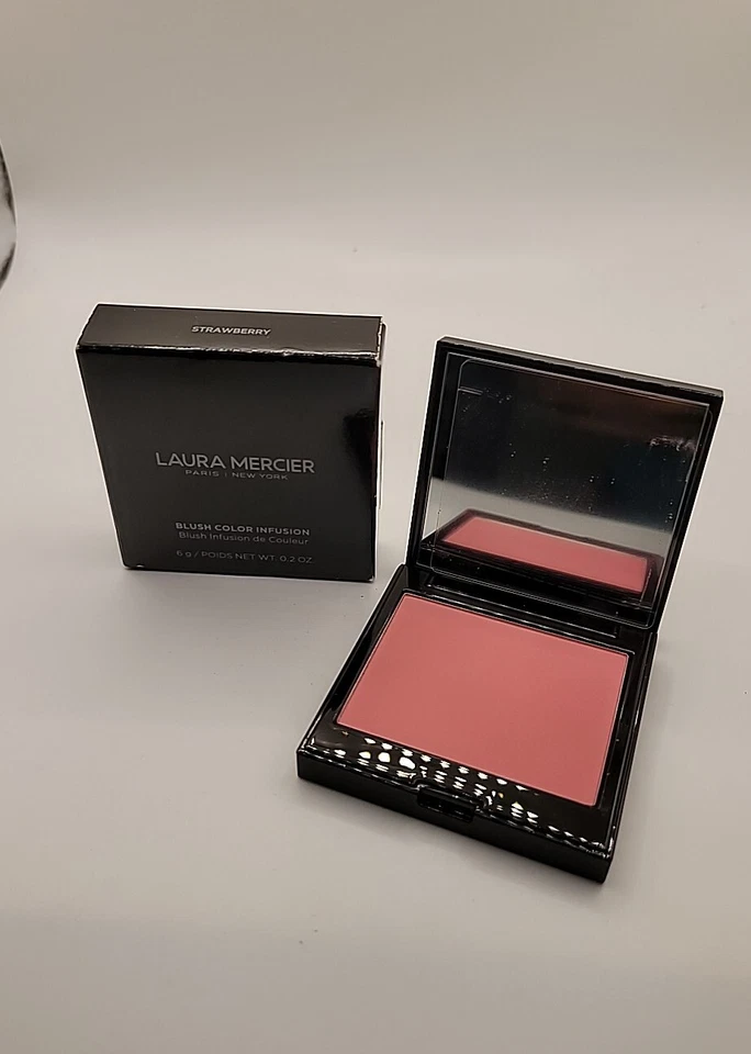 Laura Mercier Blush Color Infusion STRAWBERRY 0.2 Oz - NEW - Image 1 of 2